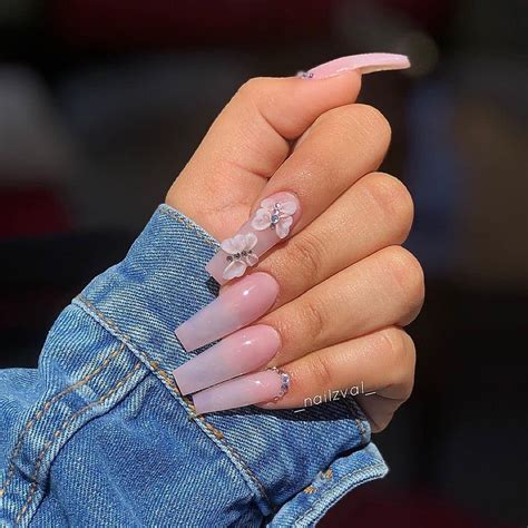 image credit instagram nailzval aycrlic nails glam nails makeup nails hair and nails