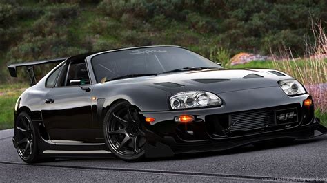 Awesome Black Racing Toyota Supra Wallpapers Wi Desktop Background