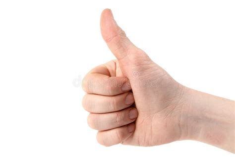 Hand Showing Okay Sign Stock Photo Image Of Gesture 12379538