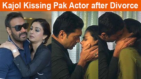 Kajol Kissing Pakistani Actor After Divorce With Ajay Devgan