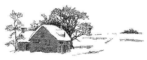Snow Covered Home In The Country Old Design Shop Blog