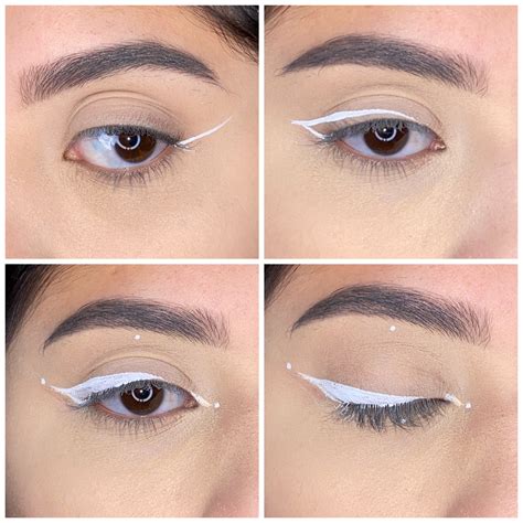 15 White Eyeliner Looks With Step By Step Tutorials Sweet Eyelashes