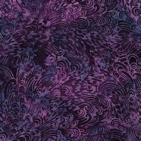 Paisley Feather Mixed Berry 112134885 Fancy Feathers By Island Batik
