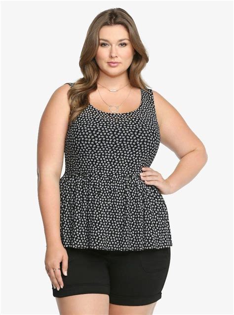 Cute Tank Tops That Perfectly Disguise A Muffin Top Plus Size