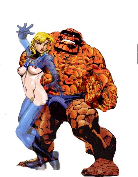 Rule 34 Ben Grimm Fantastic Four Female Human Invisible Woman Male Marvel Straight Sue Storm