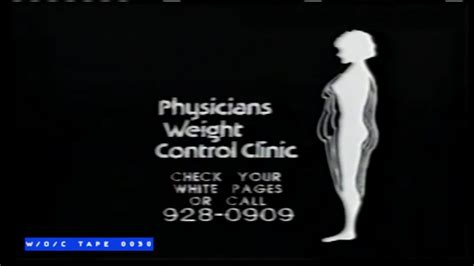Physicians Weight Control Clinic Commercial 1985 Youtube
