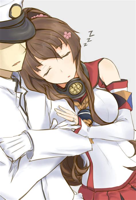 Admiral And Yamato Kantai Collection Drawn By Pallad