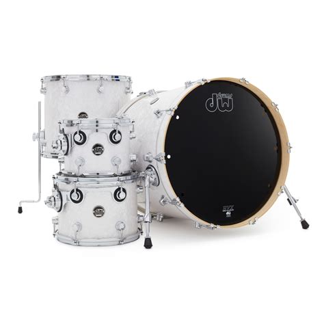 Dw Drums Performance Series 22 4 Piece Shell Pack White Marine At