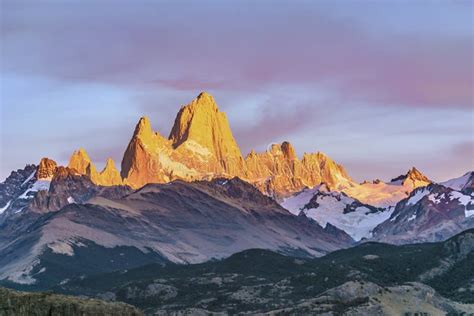Monte Fitz Roy Patagonia La Argentina Imagen De Archivo Imagen De
