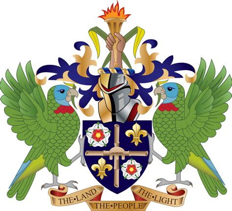File Coat Of Arms Of Saint Lucia Svg New World Encyclopedia