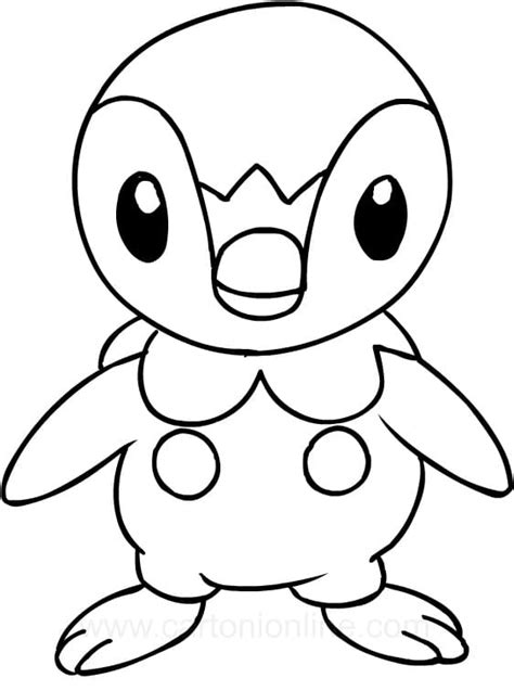 Piplup Pokemon Coloring Page Free Printable Coloring Pages For Kids