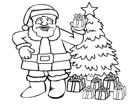 Santa Sleigh Coloring Pages Printable at GetColorings.com | Free