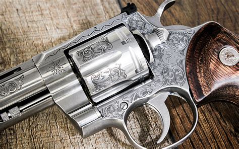 The First Engraved Colt Python American Handgunner