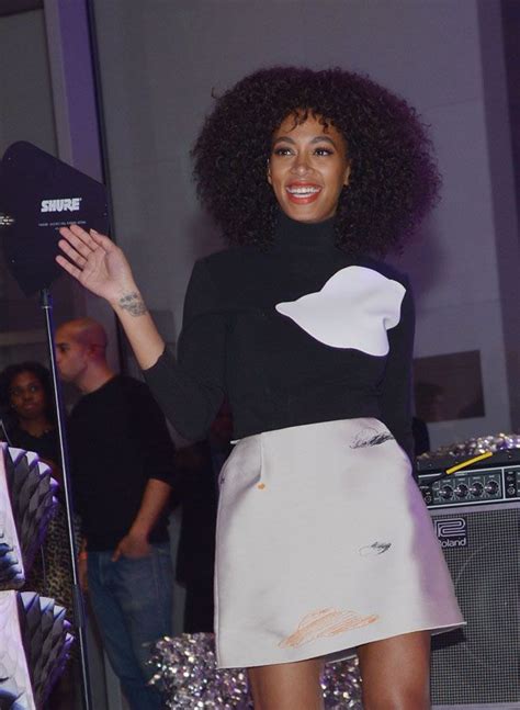 Solange Knowles The Armory Party Best Celebrity Tattoos Celebrity