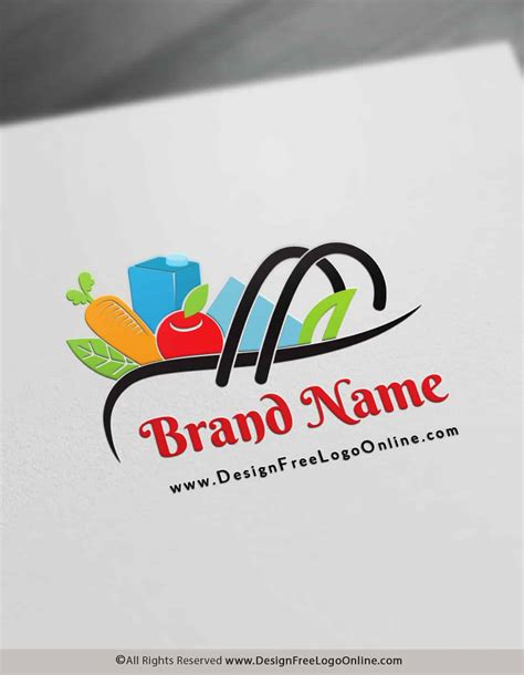 Create A Grocery Store Logo Free Supermarket Shopping Logos