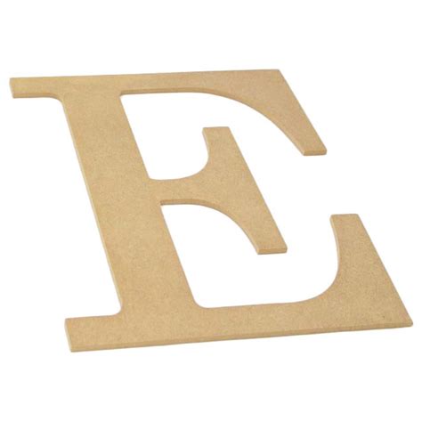 10 Decorative Wood Letter E Ab2029