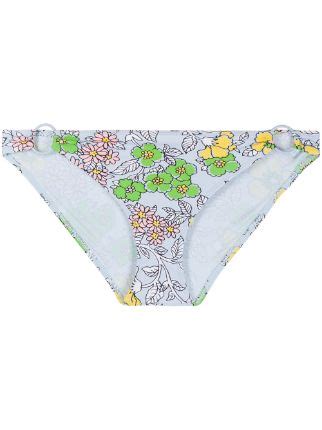 Tory Burch Floral Print Bikini Bottoms Farfetch