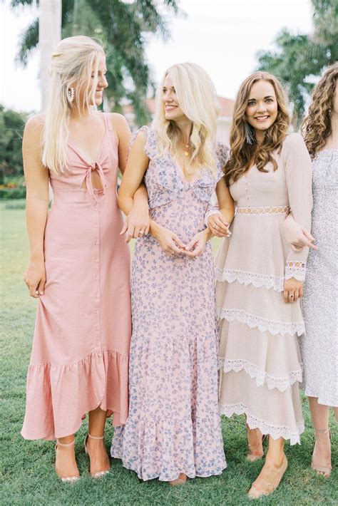Feminine Bridal Shower How To Brilliantly Mix And Match Dresses ⋆ Ruffled In 2021 Bridal