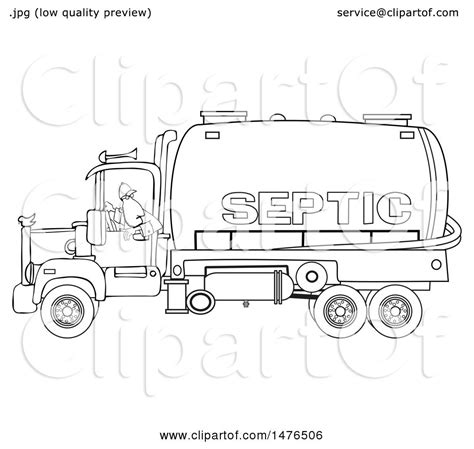 Septic Pump Truck Clip Art