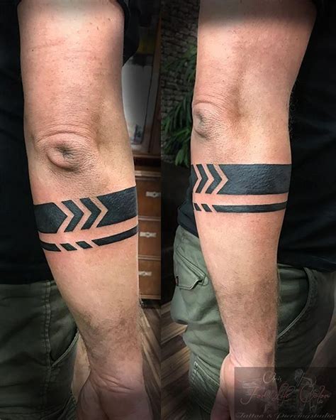 Armband Tattoo Designs For Men Armband Tattoo Initials In Morse Code