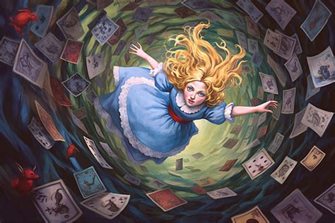 Alice In Wonderland Down The Rabbit Hole