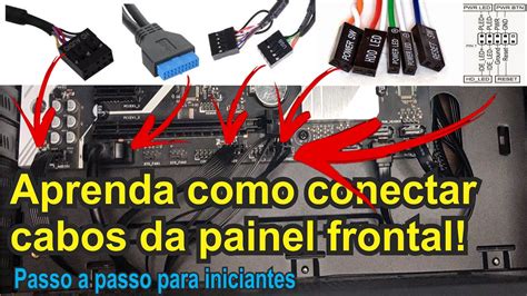 Cabos Do Painel Frontal Do Pc