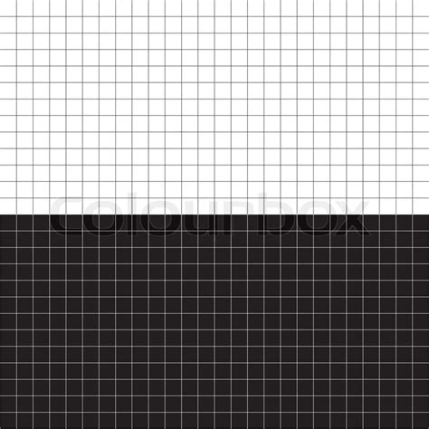 A Black And White Grid Layout Plenty Stock Vector Colourbox