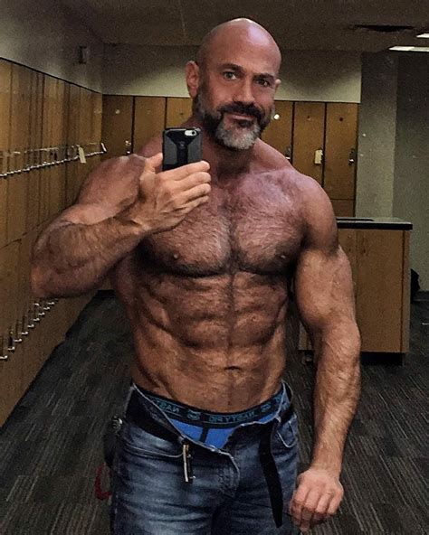 dark skin men dark men men s muscle silver foxes men hot country men bald with beard beefy