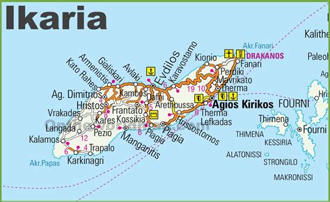 Ikaria Road Map