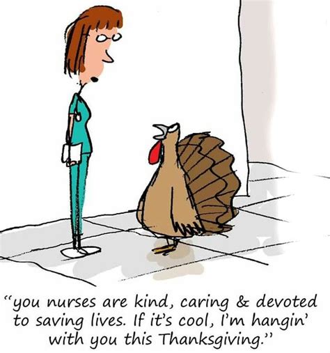 Thanksgiving Nursing Cartoons You Can Definitely Relate To Nursebuff