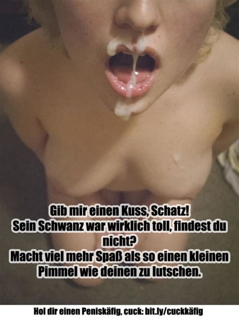 Cuckold Caption Deutsch Cum Eating Kissing 4cucks