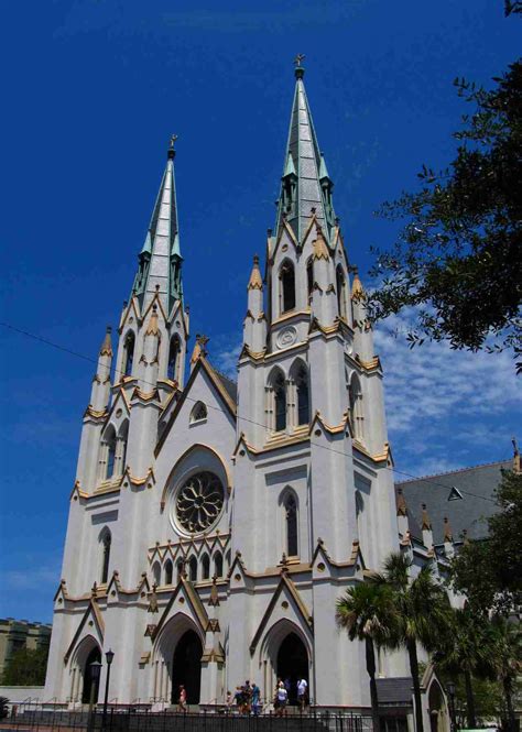 Cathedral of St John the Baptist, Savannah, Georgia, Visit in USA