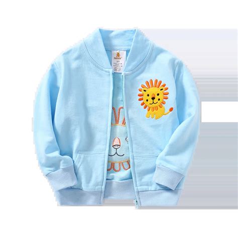 Spring Autumn Kids Girls Clothes Jacket For Girls Boys Flower Print