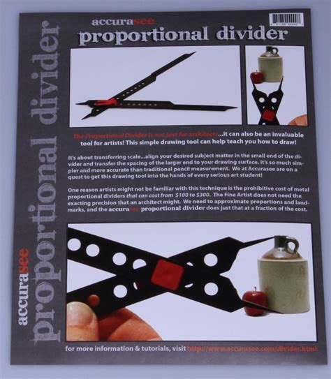 Keep your proportions in check with a proportional divider that actually helps you improve your drawing skills.… Sonstige artist's drawing tool proportional or scale divider 14"metal divider ...