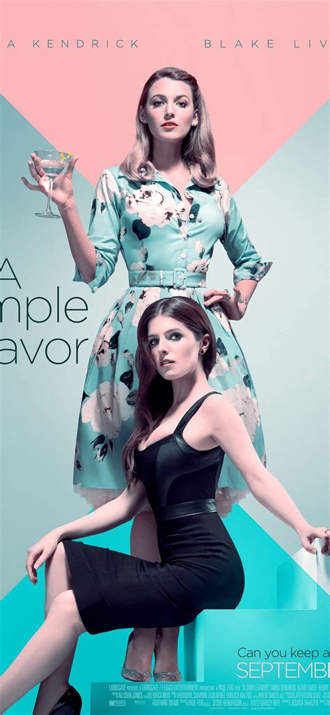 Anna Kendrick Blake Lively A Simple Favor 1125x2436 Iphone 11 Proxs