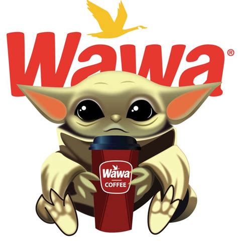 Wawa Baby Yoda Yodababy Baby Yoda Mandolorian Png Sublimation Designs