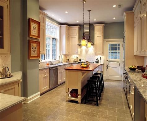 Maple cabinet colors consist of light or dark stains. How to Paint a Small Kitchen in a Light Color | Narrow ...