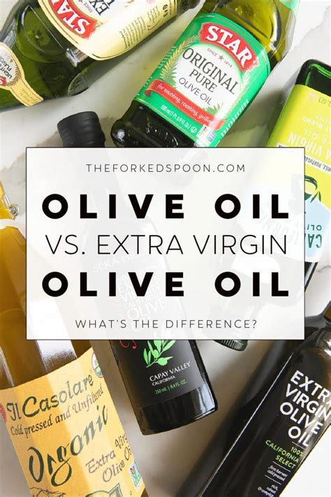 Olive Oil Vs Extra Virgin Olive Oil Whats The Difference The