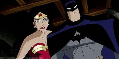 Wonder Woman And Batman Batman Wonder Woman Vintage Cartoon Justice