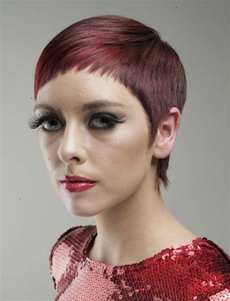 A chequered hair history and determined to get it right this time? Very short hair with a blunted border around the face