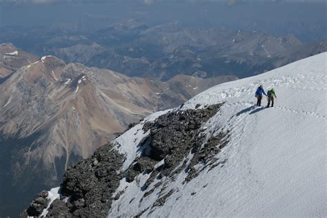 Ne Ridge Of Mt Assiniboine And E Ridge Of Mt Sturdee Mountain