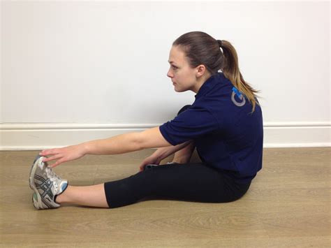 Hamstrings Muscle Stretch Sitting G Physiotherapy Fitness