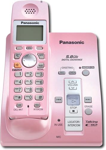 Best Buy Panasonic 58ghz Expandable Cordless Phone With Digital
