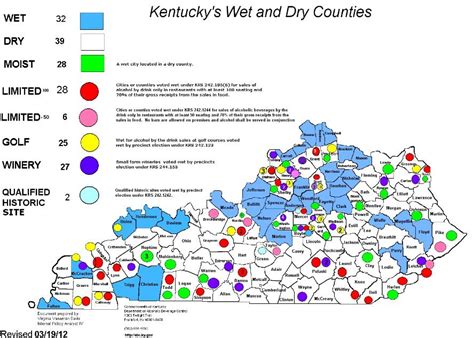 Dry Counties Map