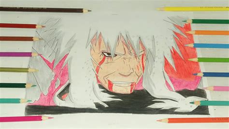 Drawing Jiraiyas Death Naruto Shippuden Anime Drawholic 029 Youtube