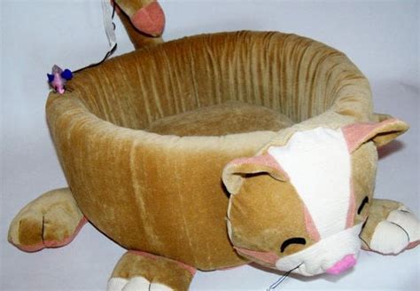 Cat Bed Unique One Of A Kind Large Novelty Fun Cat Shape