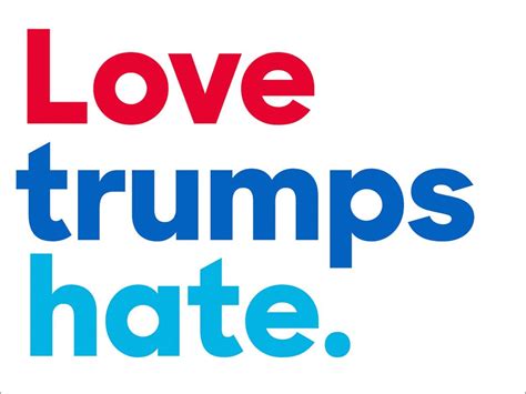 Love Trumps Hate Bumper Sticker Lover Peace Democrat