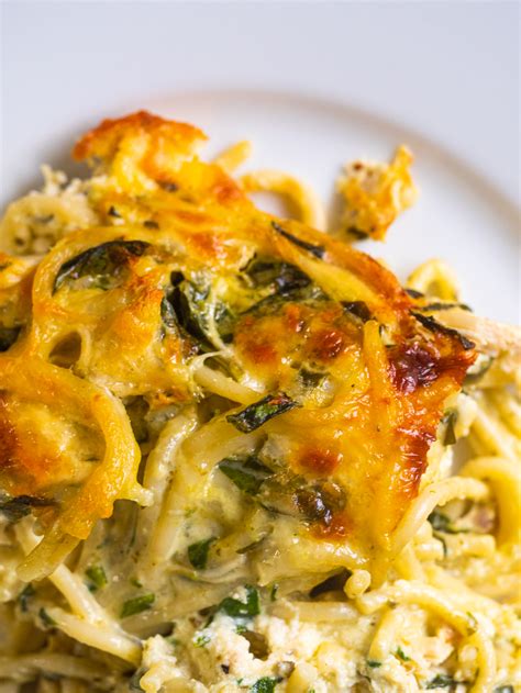 Baked Spinach Chicken Spaghetti Live Play Eat