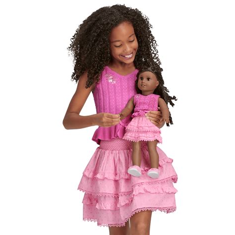 American Girl® X Loveshackfancy Garden Party Rosy Ruffles Outfit Bundle For Girls And 18 Inch Dolls