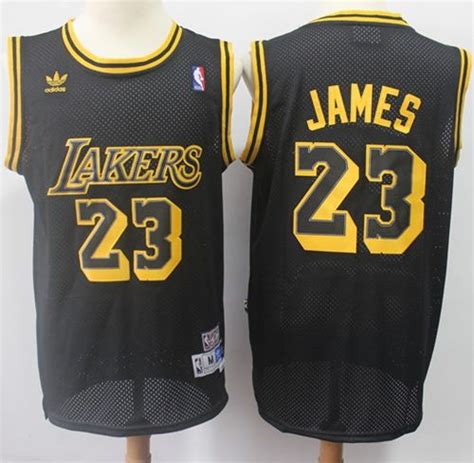 Lebron james gives up los angeles lakers no 23 jersey to new signing anthony davis with star duo lebron welcomed davis to the lakers by handing him his no 23 jersey the lakers will be hoping davis' arrival can help lakers win nba championship lebron, who also wore the no 23 at cleveland cavaliers, has always favoured the jersey. Men's Los Angeles Lakers #23 LeBron James Black Throwback ...